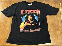 Lizzo It’s About Damn Time Rap Tee Sleep T Shirt Oversized XL