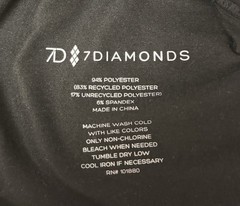 7 Diamonds 7D Core Crew Neck T Shirt Men’s Medium Stretch Black