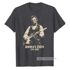 Abraham Lincoln Playing Guitar T-shirt 4th of July 250th Anniversary America Tee