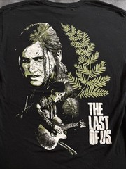 The Last of Us Part II Ellie Graphic T Shirt Black Large Video Game Tee
