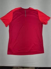 Adidas Response Climalite Running Shirt Mens Large Red/Orange Athletic Tee Gym