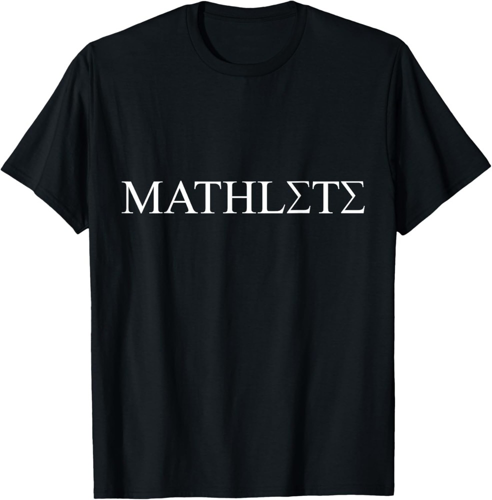 Mathlete Sigma – Funny Math Nerd Geek Brain Novelty Gift T-Shirt