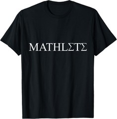 Mathlete Sigma – Funny Math Nerd Geek Brain Novelty Gift T-Shirt
