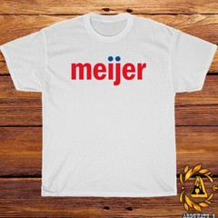 Meijer Groceries Logo Shirt Black/Sport Grey/White/Navy/Red T-Shirt S-5XL