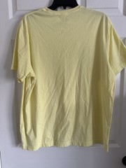 Goodthreads Men’s Yellow 100% Cotton Crew Neck Short Sleeve T-Shirt XL