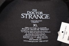 Marvel NWT Doctor Strange Shirt Men’s XL Black Glow In The Dark Graphic Tee