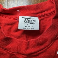 Vintage Tiger 1988 Native American Mens TShirt Red Stickball Woman Moon Sz XL
