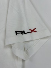 *MINOR DEFECT* RLX by Ralph Lauren Men’s V-Neck T-Shirt – White – Size: Medium