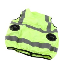 Cool Vest Summer Cooling Fan Waistcoat Air Conditioned Reflective Stripe