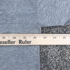 Vintage Russell Athletic Shirt Mens L Gray NuBlend Oxford Basic Tee Crew Neck