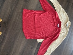 Vintage Irvine Park XLG Ribbed Mock Neck Shirt Lot | 4pc 90s