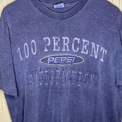 Vtg Pepsi 100 Percent Guaranteed Shirt Mens L/XL Gray Nothing Else is a Pepsi