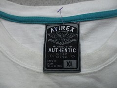 Avirex Shirt Mens XL White Avirex Brand Since 1975 Graphic Tee Crewneck Y2K