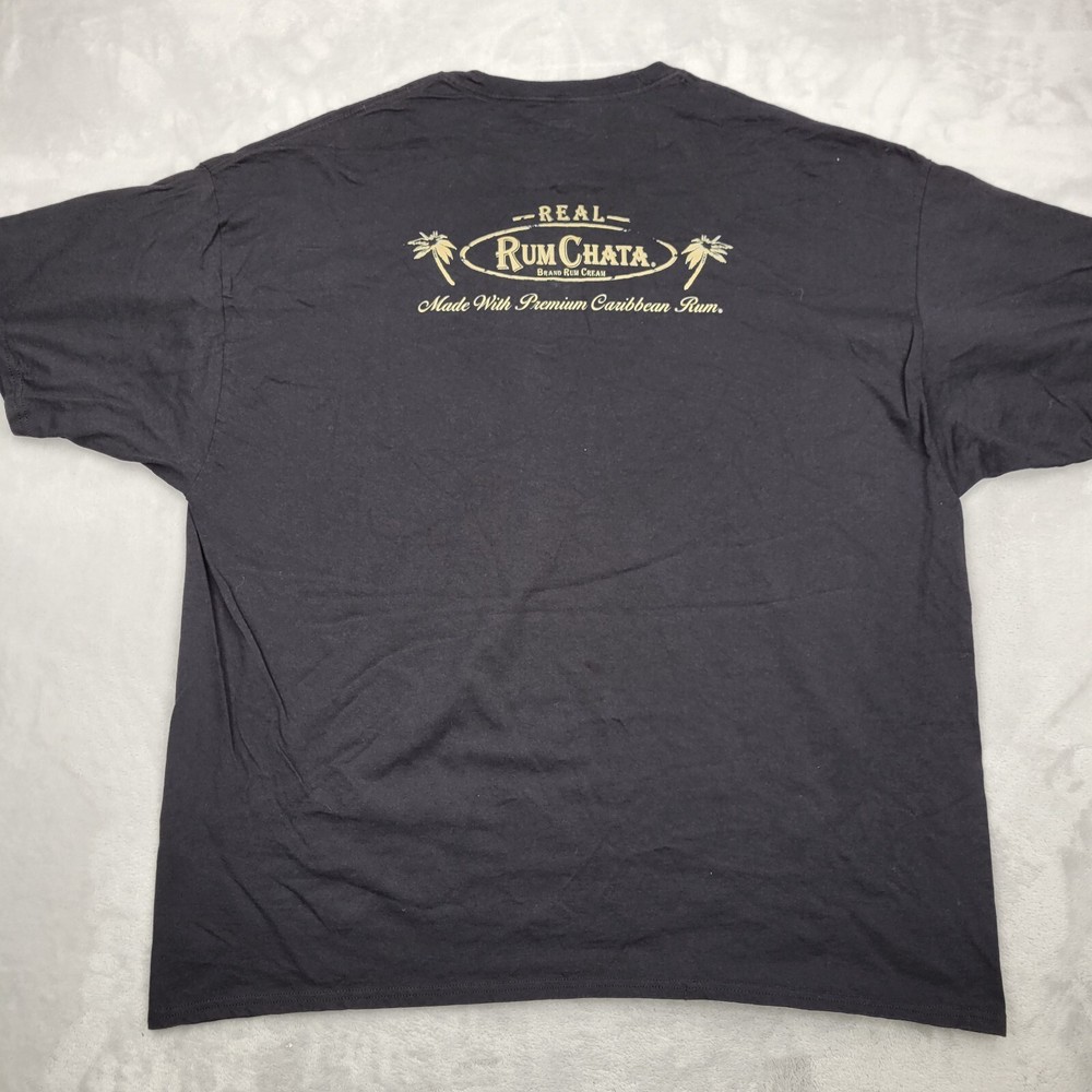 Rum Chata Shirt Mens XXXL Caribbean Cocktail Liquor Horchata Promo Adult 3XL