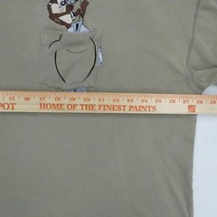 Warner Bros Studio Store T Shirt Mens XXXL Brown Taz Fishing Vintage 2000 Y2K