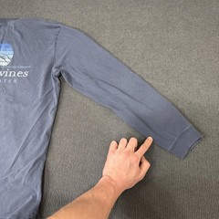 Vineyard Vines Shirt Mens Large Gray Ski You Later Long Sleeve Graphic Tee