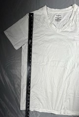 Good fellow White V Neck Size Medium Shirt