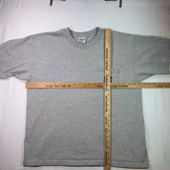 MTV Dish Network Mens XL Gray Pocket Logo Graphic Promo T-Shirt Gildan Tee