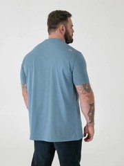 D555 Duke Big Men Skull Printed T-Shirt Teal 2XL 3XL 4XL 5XL 6XL 7XL 8XL 601911