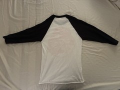 Elder Lost Lands 3/4 Raglan Sleeve Band T Shirt – Size XS – Black/White – UNWORN