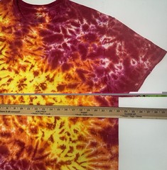 Gildan Handmade Tie Dye Unisex T-Shirt Size XL Multicolor Scrunch Design Tee NEW