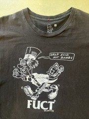 FUCT – Drop Acid T Shirt Size XL Black Short Sleeve