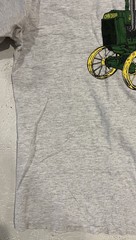 Vintage John Deere Shirt Mens 2XL Tractor 1936 D Gray Short Sleeve Farm