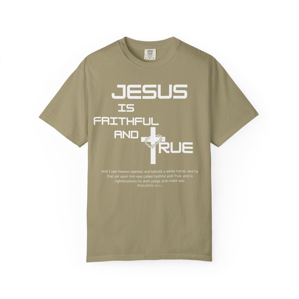 Faithful and True Shirt Bible Verse T Shirt Graphic Jesus Shirts For Men