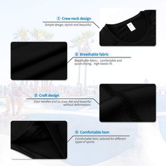 Men’s Compression Shirts Short Sleeve Workout T Shirt Cool Dry Athletic Under…