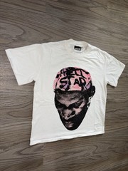 Hellstar Dennis Rodman Bad Boy White T-Shirt Mens Size (S) Streetwear Rap Skate
