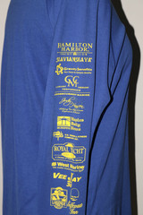 Men’s LS Shirt Shirt -Porsche Club of Naples – Gulf Coast Sailing – Blue Size XL