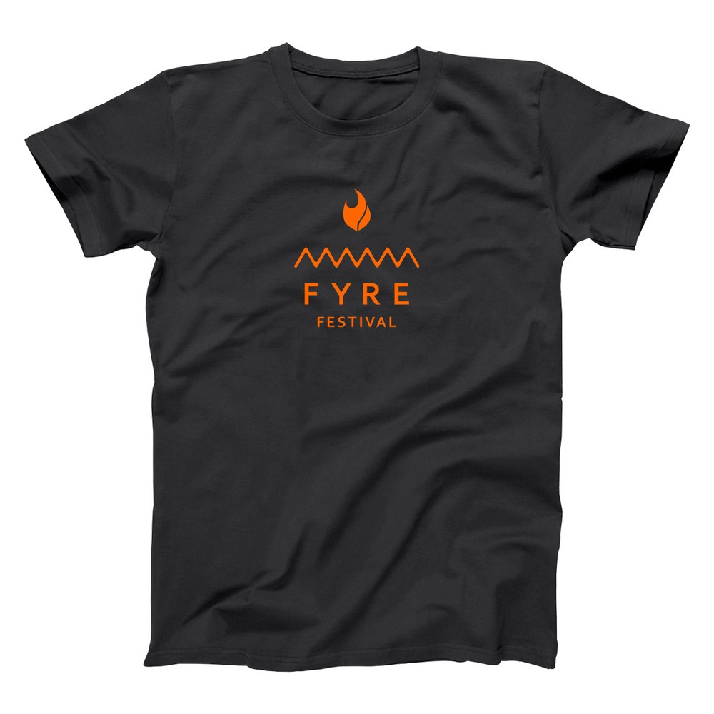 FYRE FESTIVAL ORANGE – Party music bahamas fest Black Men’s T-Shirt