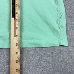 Polo Ralph Lauren Shirt Mens M Green V Neck Logo Tee Tagless Cotton Jersey