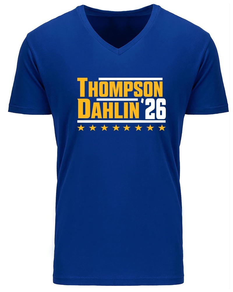 Tage Thompson Rasmus Dahlin Sabres MENS V-NECK Shirt T-Shirt Adult XL