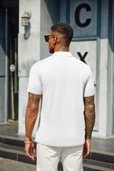 Men’s Mock Turtleneck T-Shirts Short Sleeve Slim Fit Top Pullover Thermal Bas…