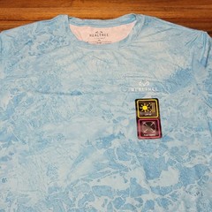 Realtree Fishing LS UPF30 Flex Fabric Lt. Blue Shirt – Size 2XL (50-52) NWT