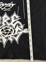 Ken Carson x Ed Hardy T Shirt S Black More Chaos & Friends Slim Fit NEW *spots