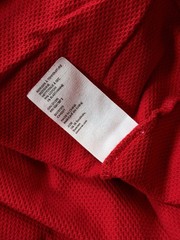 COS T Shirt Small Mens Red Textured Fabric Athletic Short Sleeve Tee