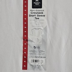 Member’s Mark Men’s XL Essential Crew Neck Short Sleeve T-Shirt Soft Luxe NEW