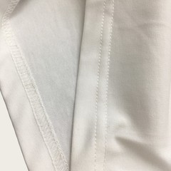 Prada Men’s white and black round-neck short-sleeved shirt