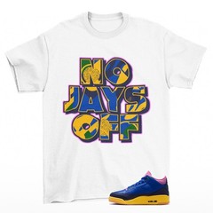 Jay All Day Sneaker Shirt White to Match Jordan 3 Brazil IV4871-400