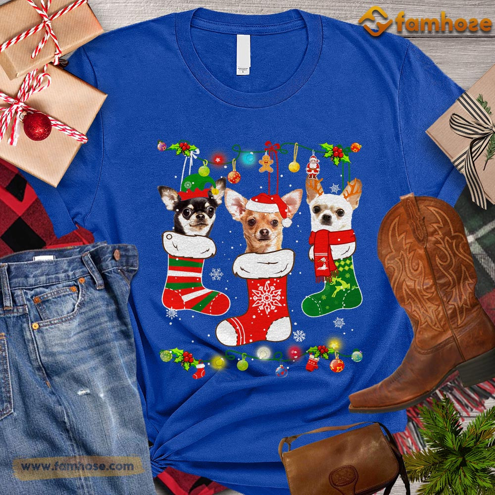 Collection Christmas Dogs S-2345XL Black Cotton T-shirt