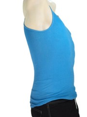 Sexy Ribbed Cotton Tank Top by Go Softwear PDS BLUE S-M-XL
