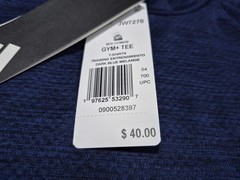 Adidas Mens Gym + Tee Running Training Multi Sports Dark Blue Shirt JW7276