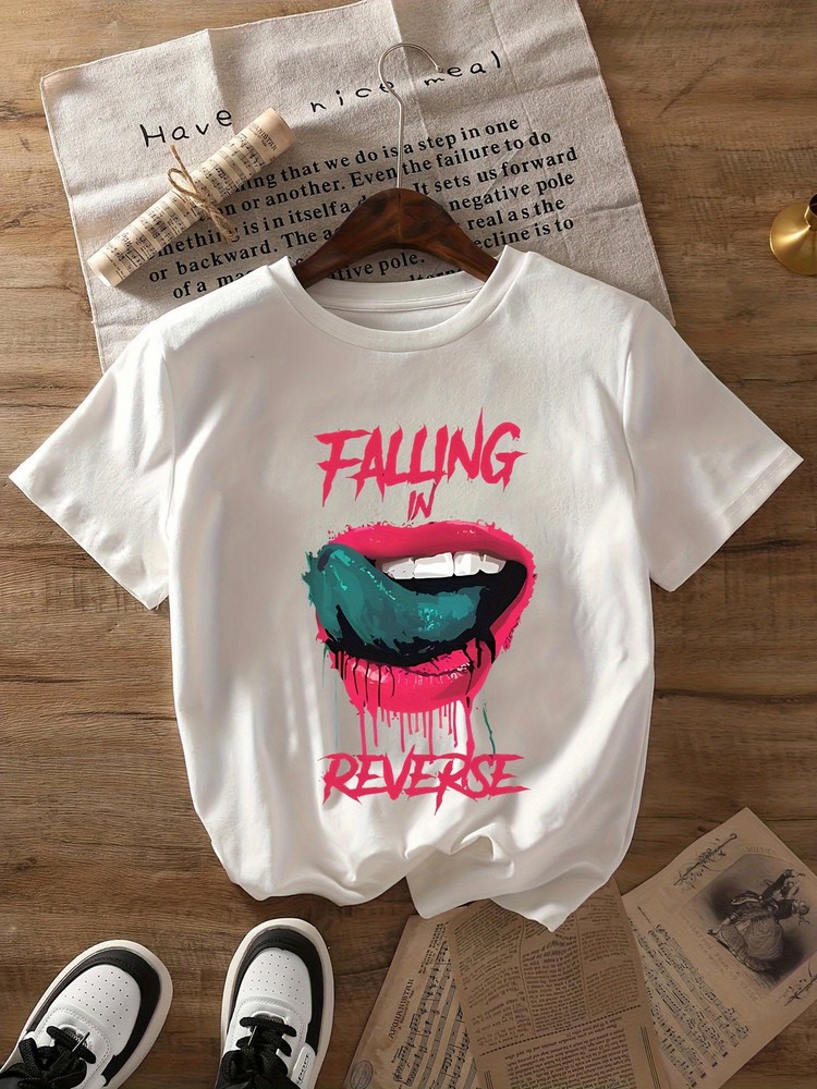 Women’S Summer Casual Crew Neck T-Shirt, 95% Polyester 5% Elastane, Geometric-Pa