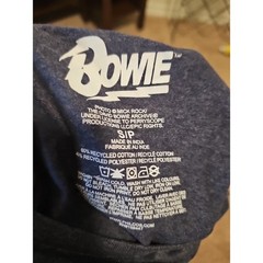 David Bowie Graphic T-Shirt Charcoal Heather Small