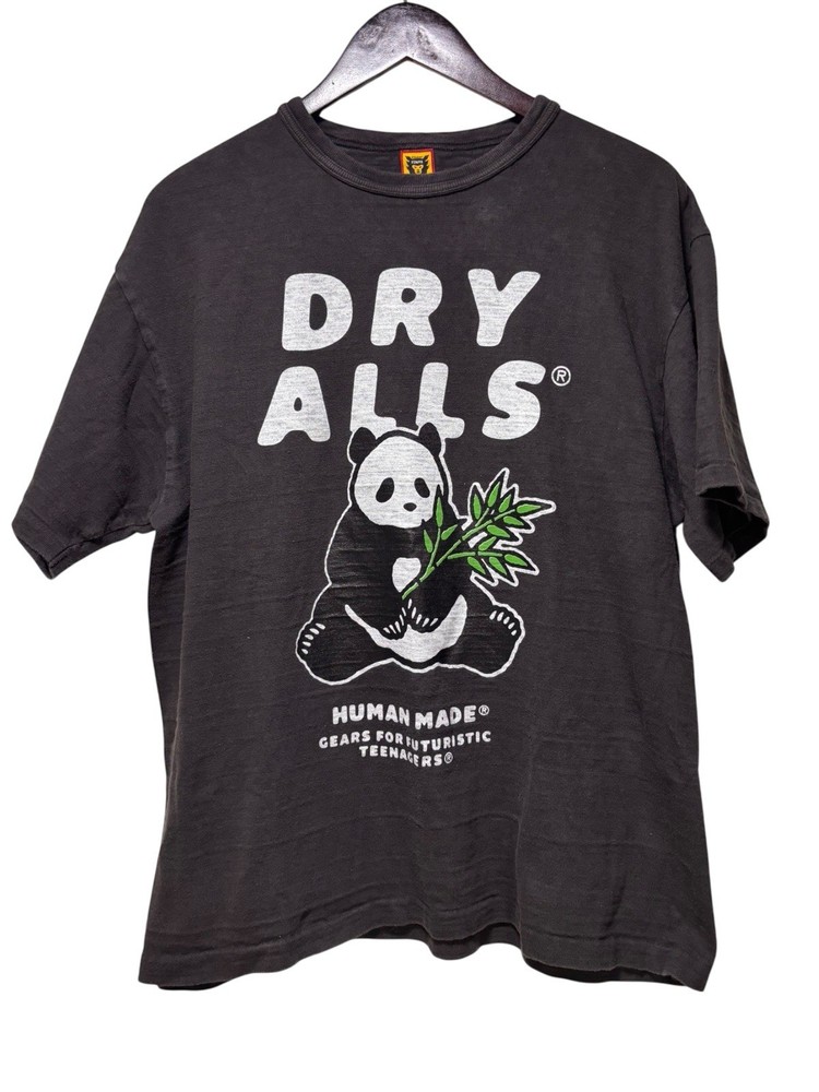 Human Made Panda Bear Dry Alls T Shirt Adult Size XL Graphic Tee Pharrell NIGO