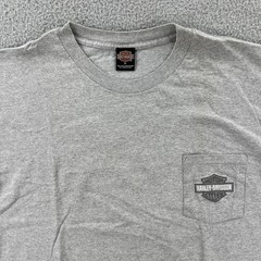 Vtg Harley-Davidson Motorcycles Mens XL Gray Pocket T Shirt Chandler Arizona Y2K