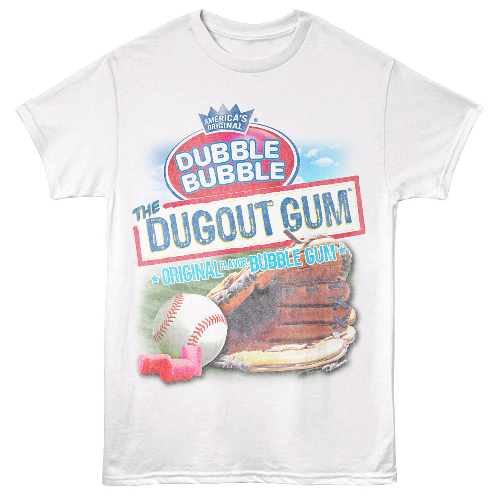 Tootsie Roll Candy Double Bubble The Dugout Gum Original Flavor Men’s T Shirt