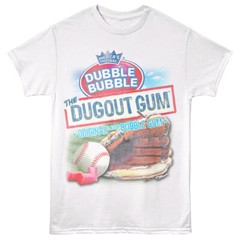 Tootsie Roll Candy Double Bubble The Dugout Gum Original Flavor Men’s T Shirt